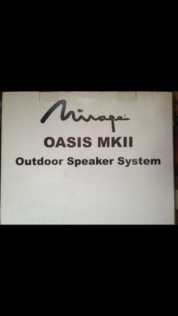 Mirage outdoor best sale speakers
