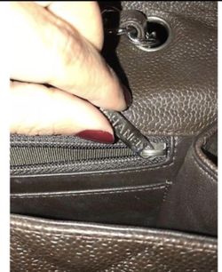 Chanel Quilted Single Flap Jumbo Brown Caviar