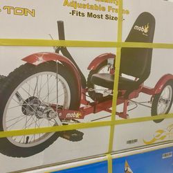 BRAND NEW: Mobo Triton Pedal Go Kart Trike (Red) x2 (Ages7-12)