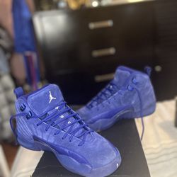 Blue Jordan 12s Size 6.5