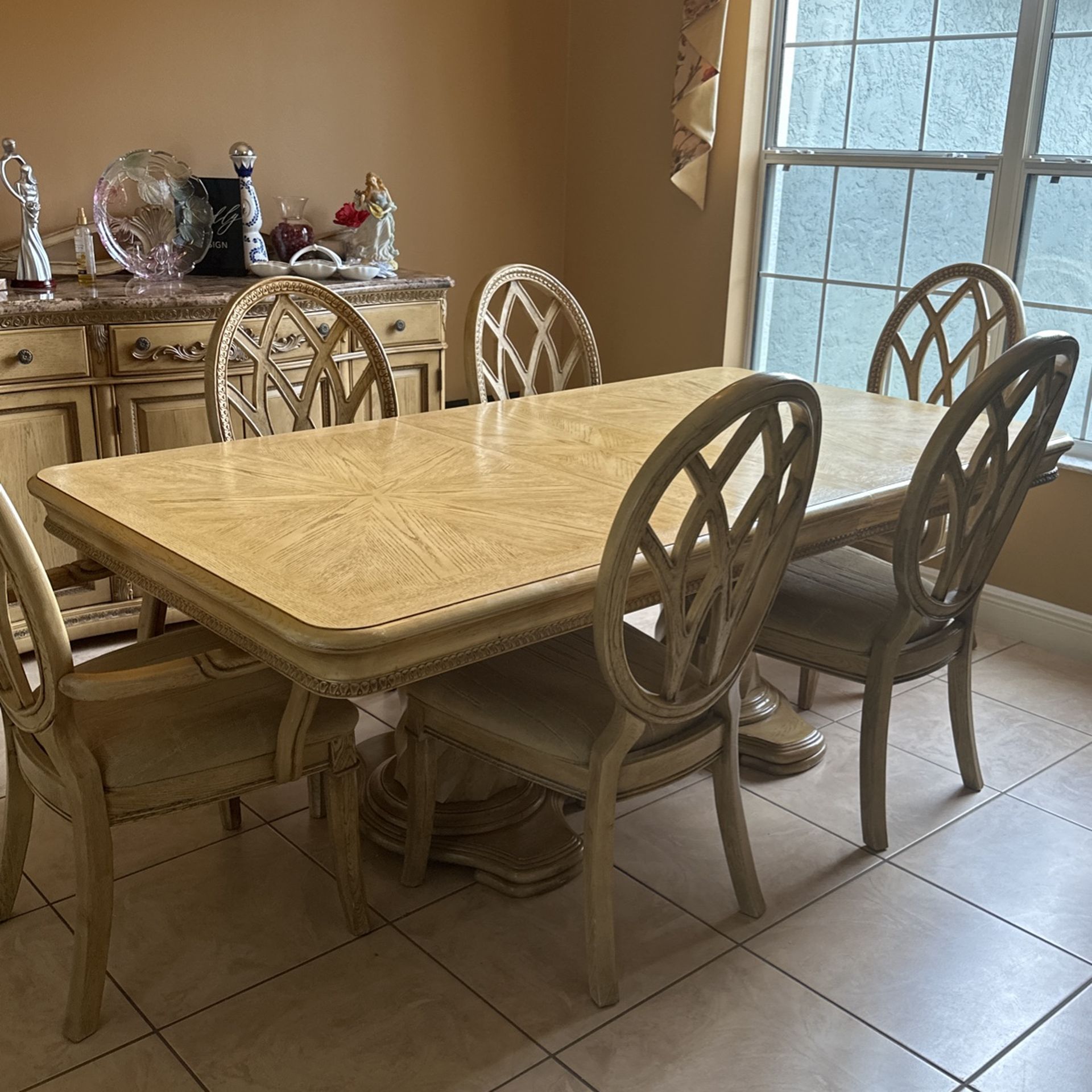 Dining Table With Curio