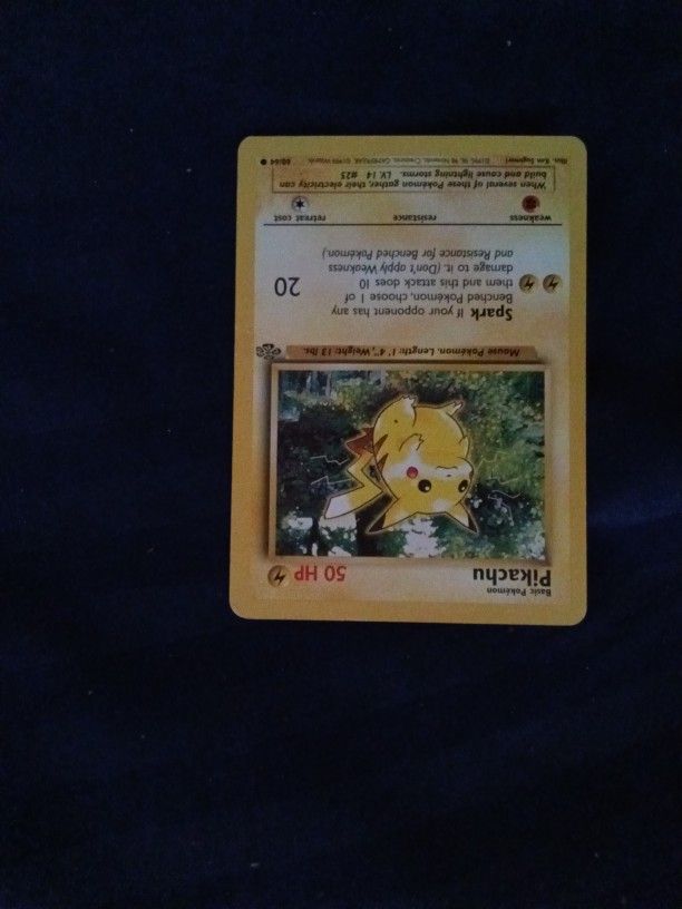 Pokemon Card Pikachu