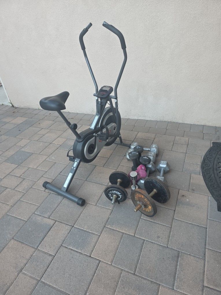 Weslo Cross Cycle .. Weights