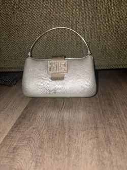 Silver mini bag