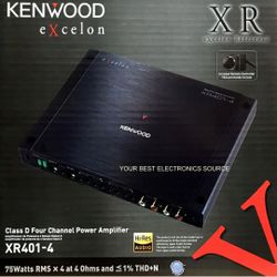 Kenwood XR401-4 eXcelon 400-Watt 4-Channel Amplifier