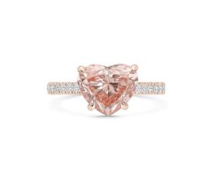 2.24ct Pink Diamond Wedding/ Engagement 18KT Gold Ring