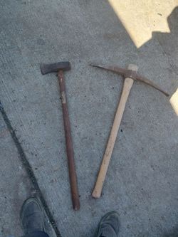 Pick axe & axe