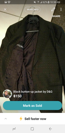 Black blazer by D&G