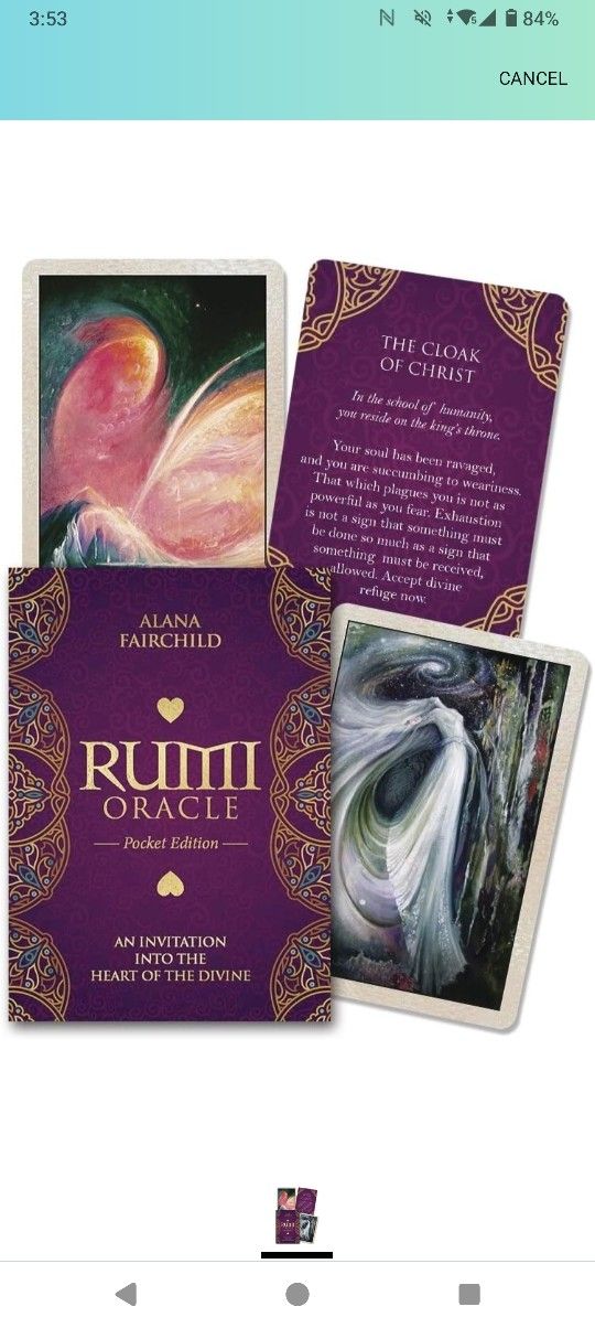 RUMI & Whispers of Healing Oracle Cards (Whispers of Healing