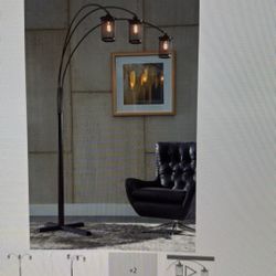 Lamp With 3 Lights Bronze (maovesa Arc)