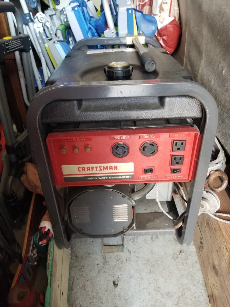 CRAFTSMAN 3500 WATT GENERATOR