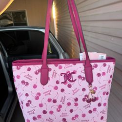 Juicy Couture Light Pink Cherry On Top Tote🍒