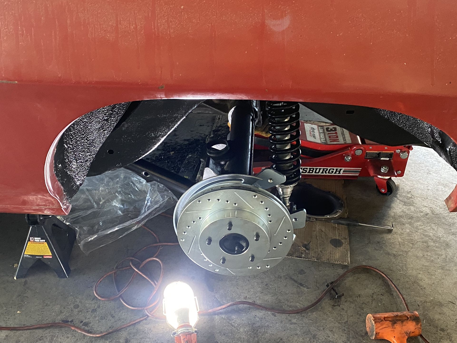 A body rear disc conversion rotors 64-72