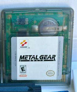 Original Metal Gear Solid for Nintendo Game Boy Color.