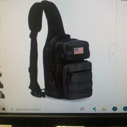 Sling bag, tactical camping hunting bag, shoulder