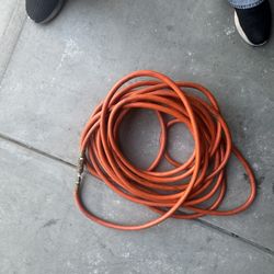 Rubber Commercial Air Hose  3/8x50 Feet Used