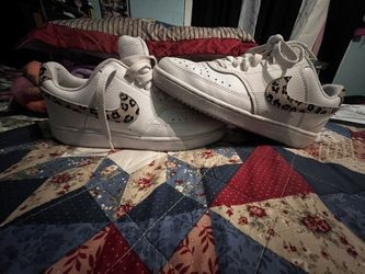 Nike Women’s Court Vision Leopard Swoosh 
