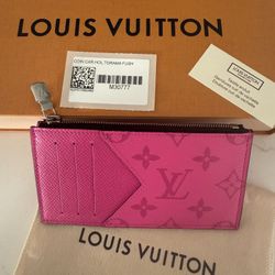 Louis Vuitton Long Cardholder Pouch Fuchsia 