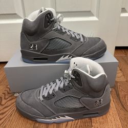 Jordan 5 wolf grey
