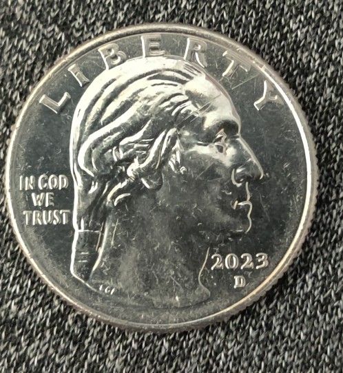 RARE 2023 QUARTER W/MISPRINT "IN COD WE TRUST"