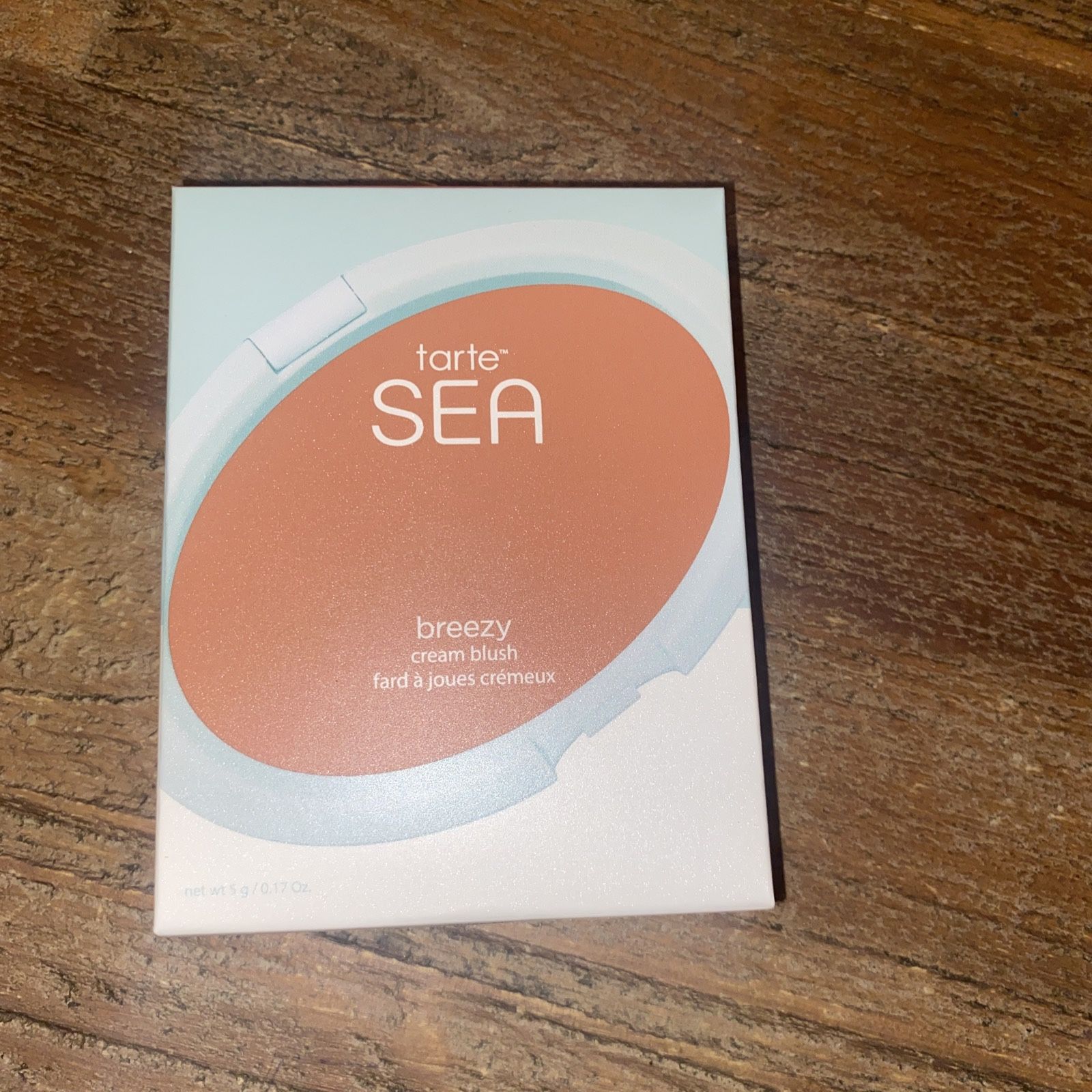 FULL SIZE TARTE SEA Breezy Cream Blush PEACH SUNSET 0.17oz 5g