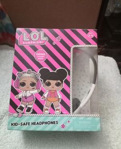 L.O.L. Surprise! Kids Wired Headphones - Kid-Safe Volume Control