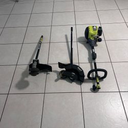 Ryobi 4-Cycle Gas Power Head with Attachments