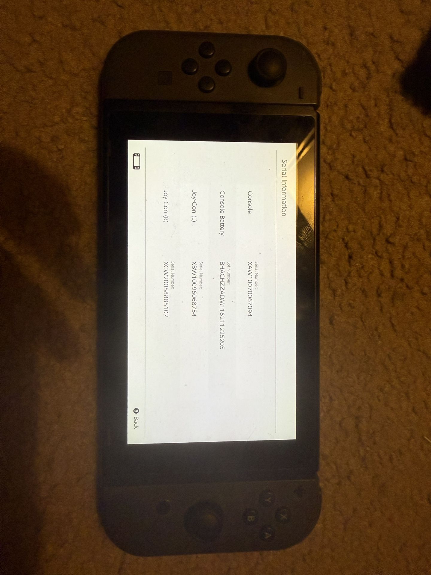 Nintendo Switch V1