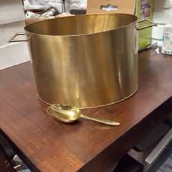 14x12 Gold Stainless Steel Ice Cooler Bucket