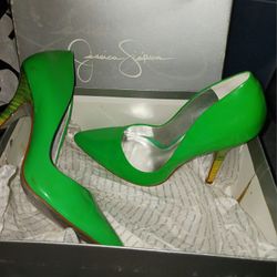 Jessica Simpson Green Heels