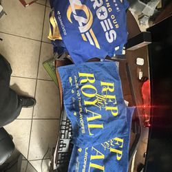 AUTHENTIC RAMS FAN TOWELS — “REP THE ROYAL” EDITION 💛💙 