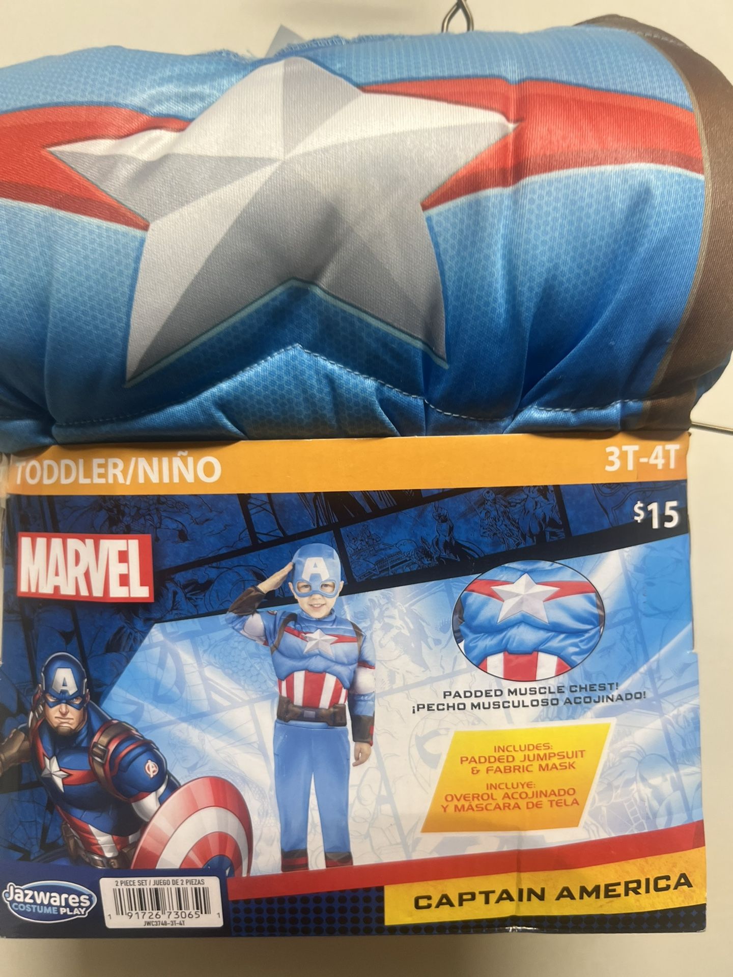 Kids Halloween Costume Marvel Captain America