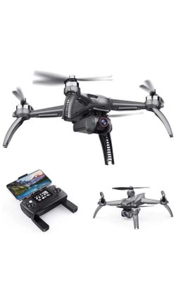 GPS Drones with 4K UHD Camera for Adults Kids Beginners, RC Quadcopter with Brushless Motor, 5GHz FPV Transmission, 120° Wide Angle 90° Adjustable, Au