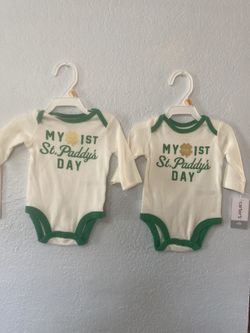 Baby First St. Patrick's Day Bodysuits