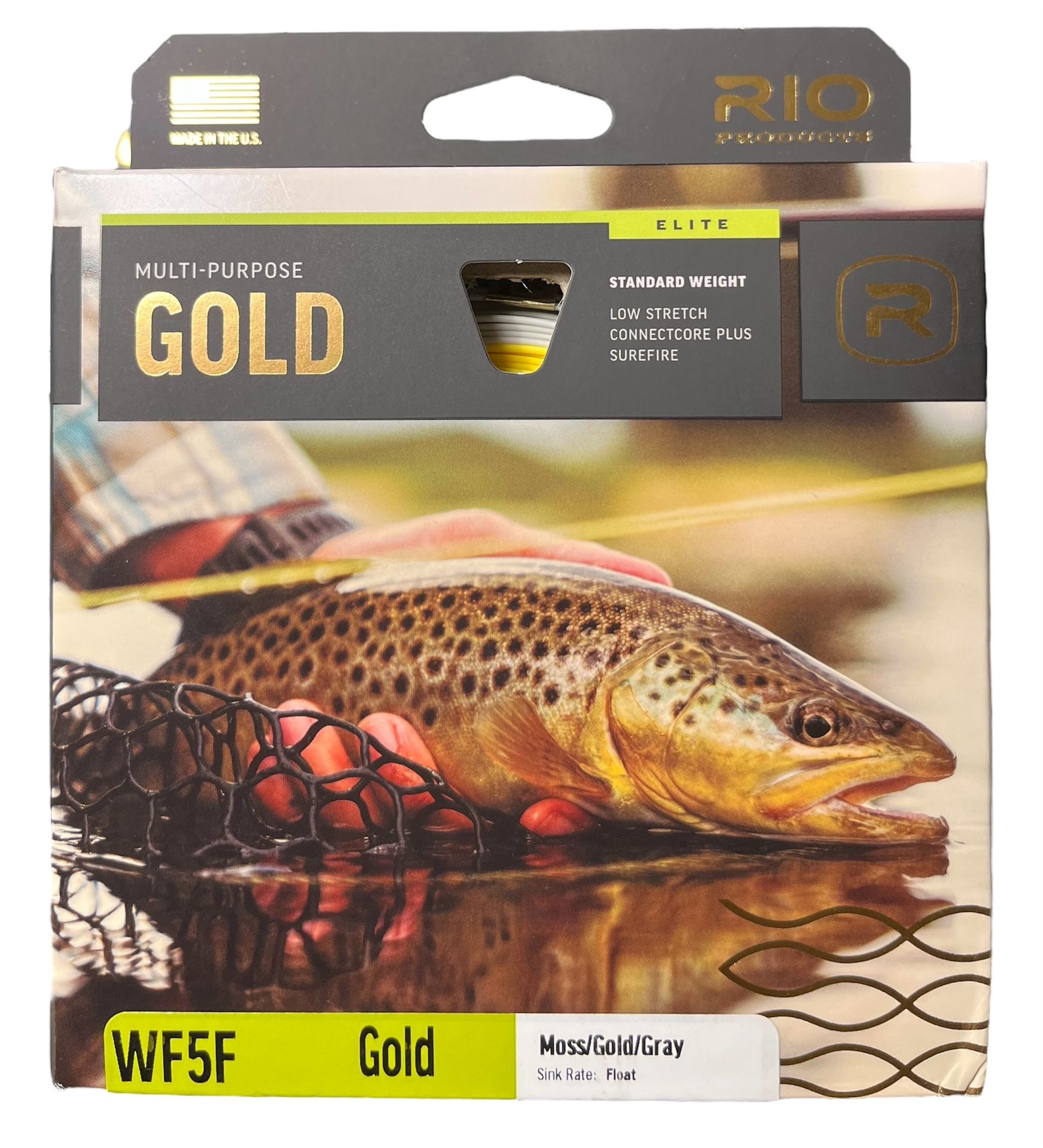 Rio Gold Elite WF5F Floating Fly Line, #5 Weight, Brand New In Sealed Box