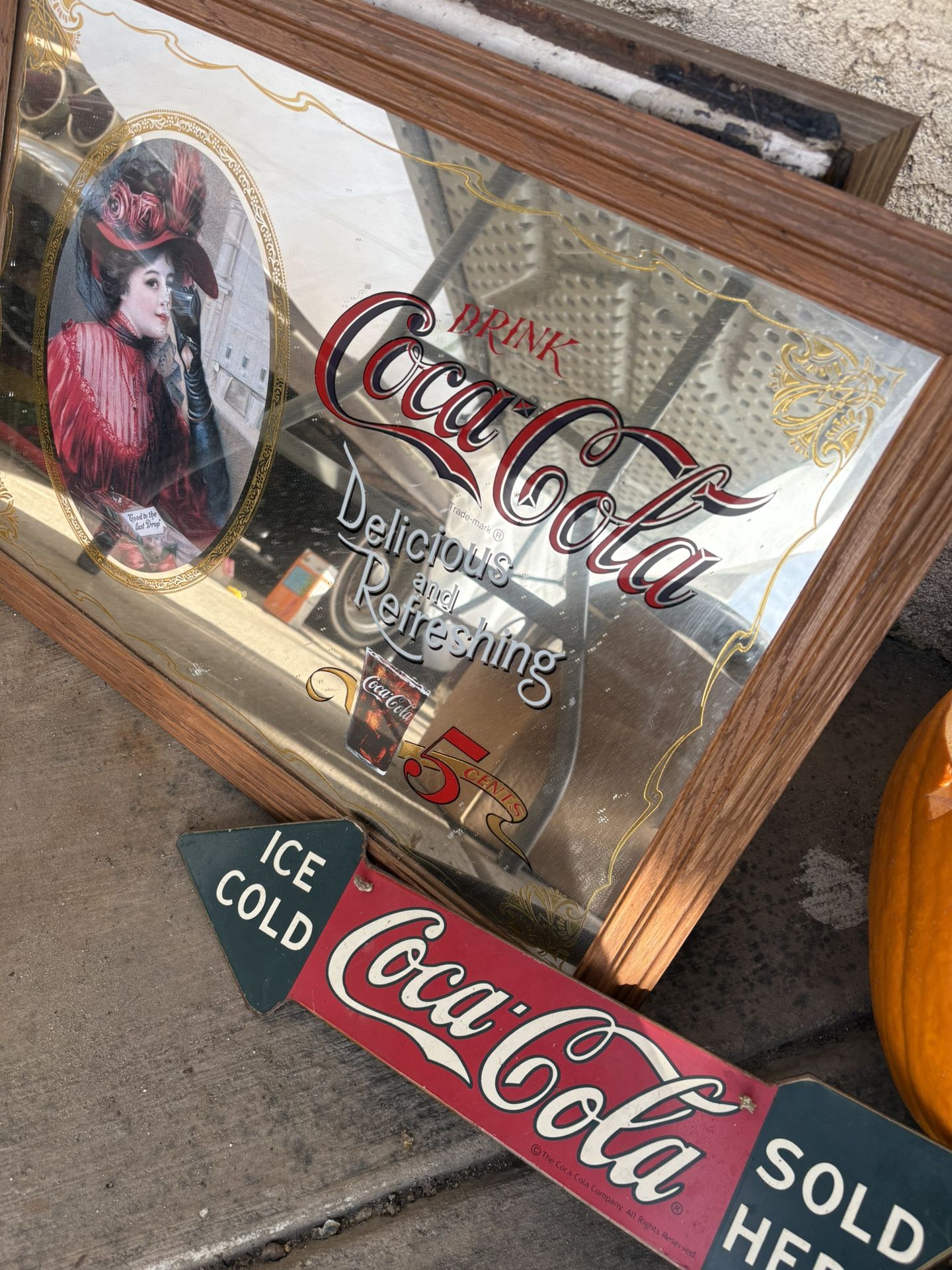 Vintage Coke signage