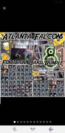 Atlanta Falcons Football Card Bundle