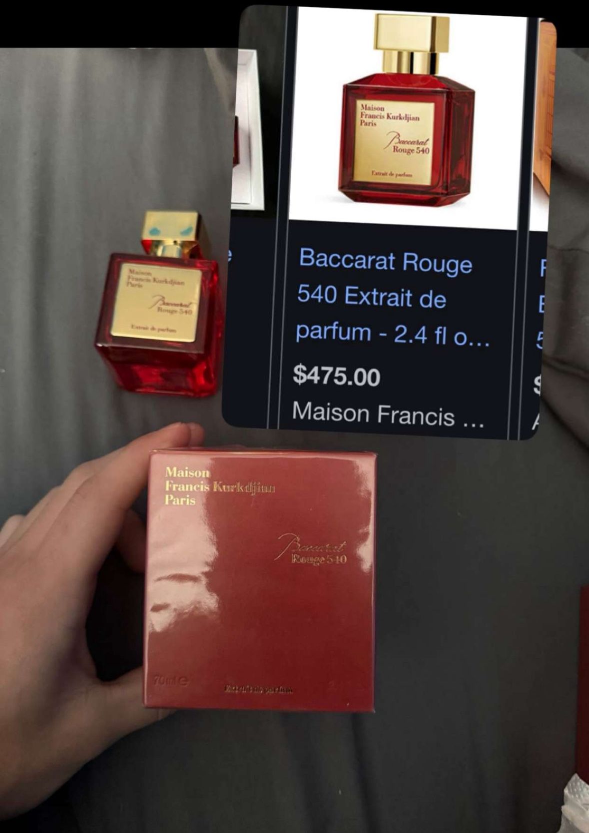 Bacart rouge 540 cologne 2.4oz