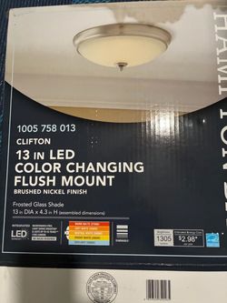 13 inch LED Color Changing Flush Mount