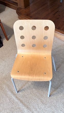 wooden ikea chair