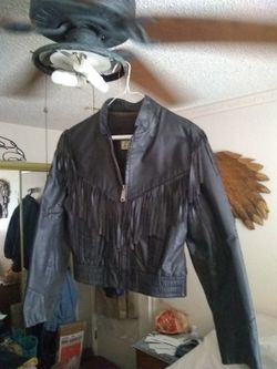 Girls leather jacket