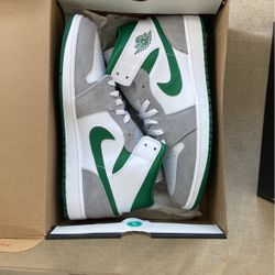 Jordan 1 Green Grey Size 13 Brand New 