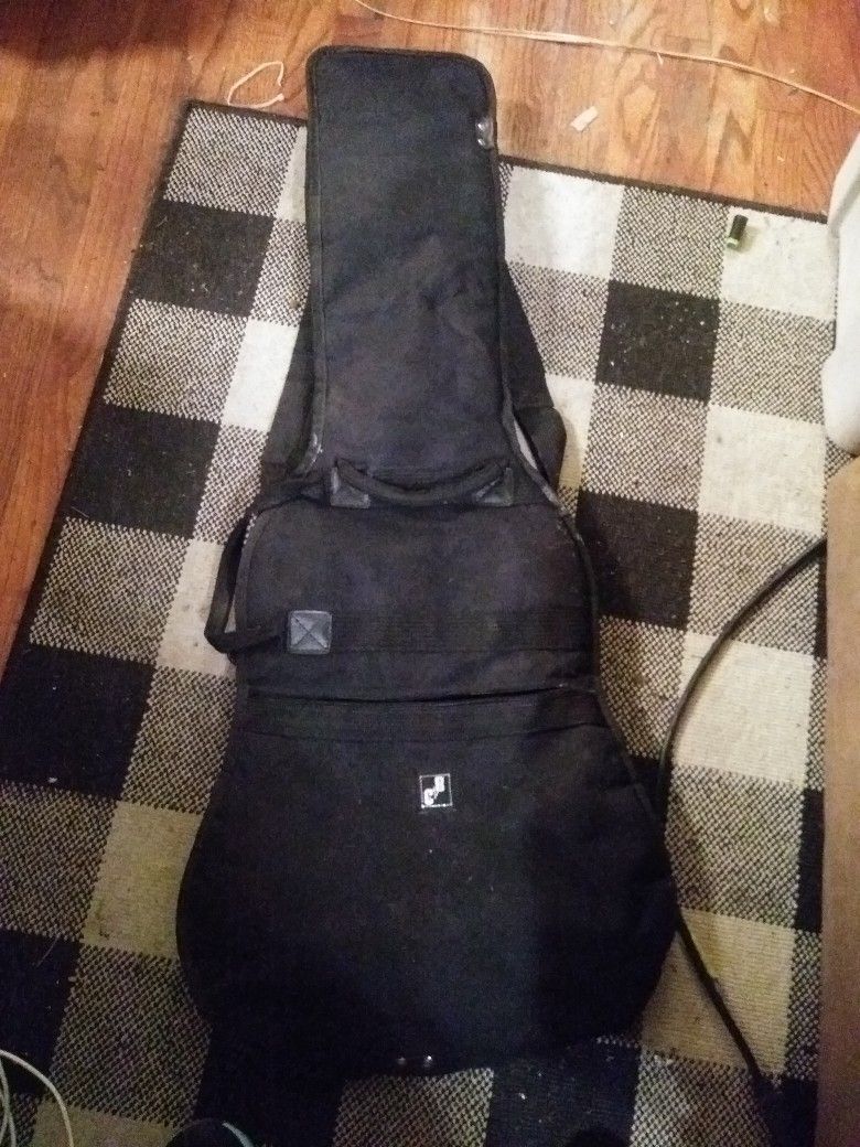 guitar bag/backpack and stand w fender picks