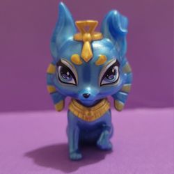 Monster High Doll G3 Cleo de Nile Faboolous Pets Tut Egyptian Toy Dog Blue 2".
