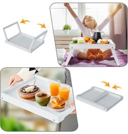 NEW white foldable Tv, Couch, breakfast tray With Legs