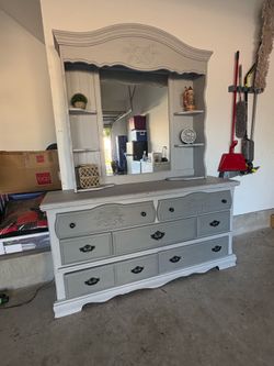 Dresser and Mirror
