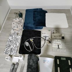 2 Sets Of Shower Decor And Extras