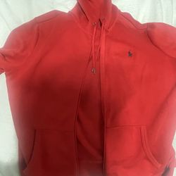 Polo Hoodie Size Medium 