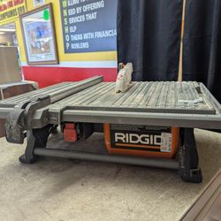 Ridgid Saw Wet 