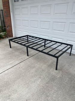 Heavy duty twin metal Bedframe